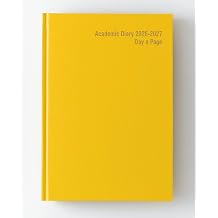 IMPRINT 2026-2027 A4 Academic Diary   Mid-Year Page-a-Day Planner for Students & Teachers   Case Bound Organiser with Timetable, Term Dates & Notes Pages Yellow