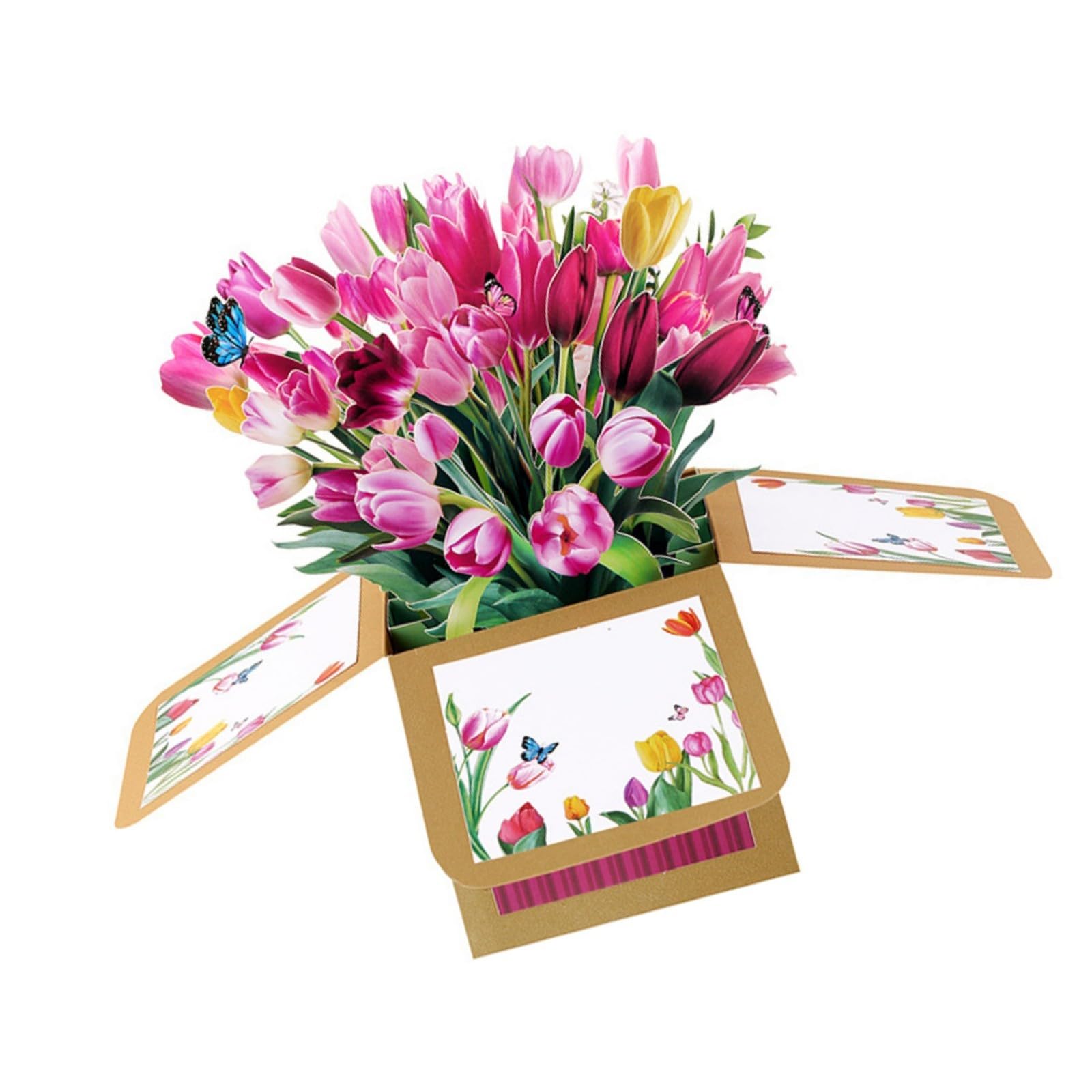 NVOQILIN Folded Greeting Card Greeting Card Decorative Display Ornament for Celebration and Gifting Use Multipurpose Party Decoration