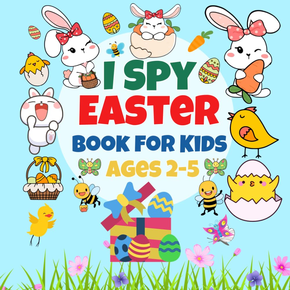Easter Basket Stuffer, I Spy Easter Book For Kids Ages 2-5: Easter Gifts For Kids