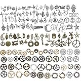 🎉Kaufen Sie mit Zuversicht: Unsere reizenden antiken Steampunk-Anhänger mit Gold Silber Bronze Antik Antiquitäten-Anhängern werden von einer GELD-RÜCKEN UND ZUFRIEDENEN GARANTIE verpackt. Bei Problemen senden Sie uns bitte eine E-Mail. Ihre Zufriedenheit ist unsere Priorität. Weitere Kunst Basteln Zubehör Dekoration besuchen Sie bitte unseren Shop. Hol es dir zum Spaß!