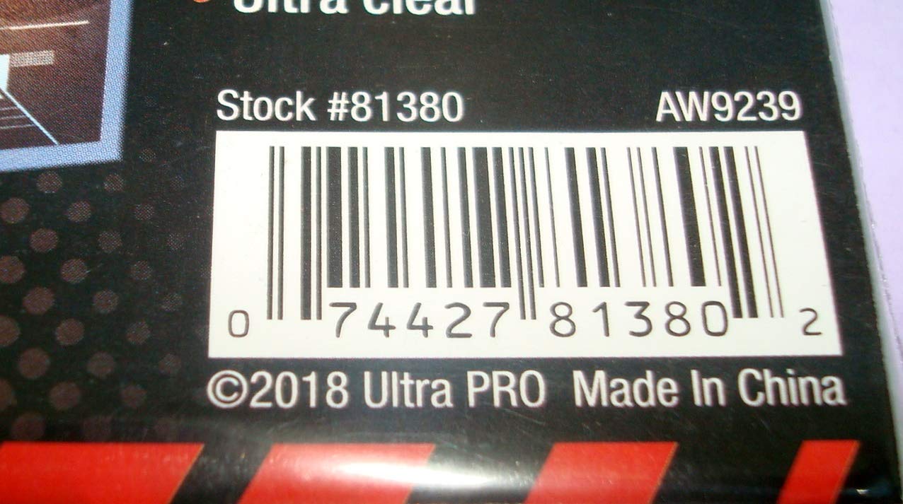 Amazon.com: Ultra Pro Extra Thick Card Sleeves for Cards up to 100pt : Toys  & Games