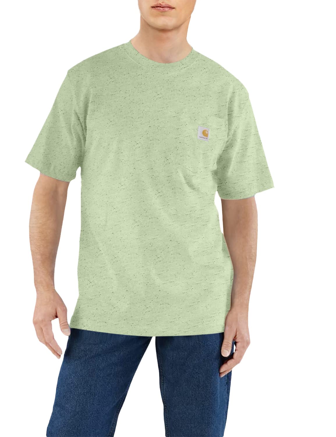 Carhartt Mens Loose Fit Heavyweight Short-Sleeve Pocket T-Shirt (Also Available in Big & Tall) CloseoutWork Utility T-Shirt — view 47