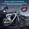 TOKERA MEELOD Electric Bike for Adults 1200W Peak Power Brushless Motor 48V 20AH Removable Battery Ebike, Dual Shock Absorber, 32MPH 7 Speed, 20" x4.0 Fat tire Ebike (DK300plus 48V 20AH White) #5