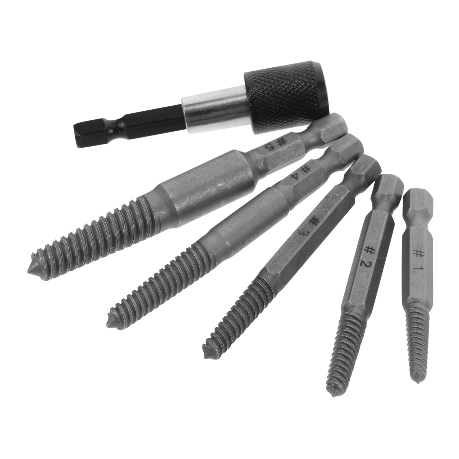 Mikikit Stripped Screw Extractor Kit Bolt Extractor for Stripped Screw Hole Repair Essential Tool Set for Diy Enthusiasts