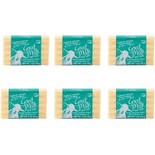 San Francisco Soap Company Goat Milk Soap Bar Pack of 6 Fresh Coconut & Goat Milk 4 Ounce x 6 | Moisturizing Natural Body Soap with Nourishing Shea Butter | Hydrating Skincare for All Skin Types |
