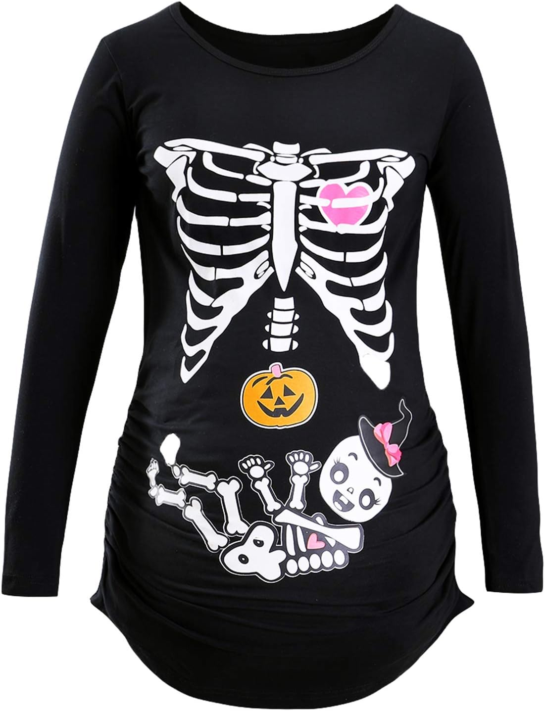 Womens Maternity Shirt Pregnancy Halloween T-Shirt Halloween Costume Maternity Tops