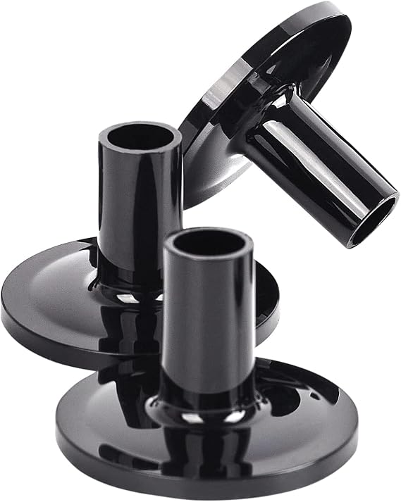 21-Piece Cymbal Accessory Set - Stand Sleeves, Felts, Washers & Wing Nuts for Drum Set (Black)