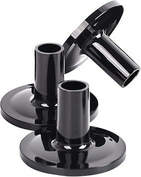 21-Piece Cymbal Accessory Set - Stand Sleeves, Felts, Washers & Wing Nuts for Drum Set (Black)