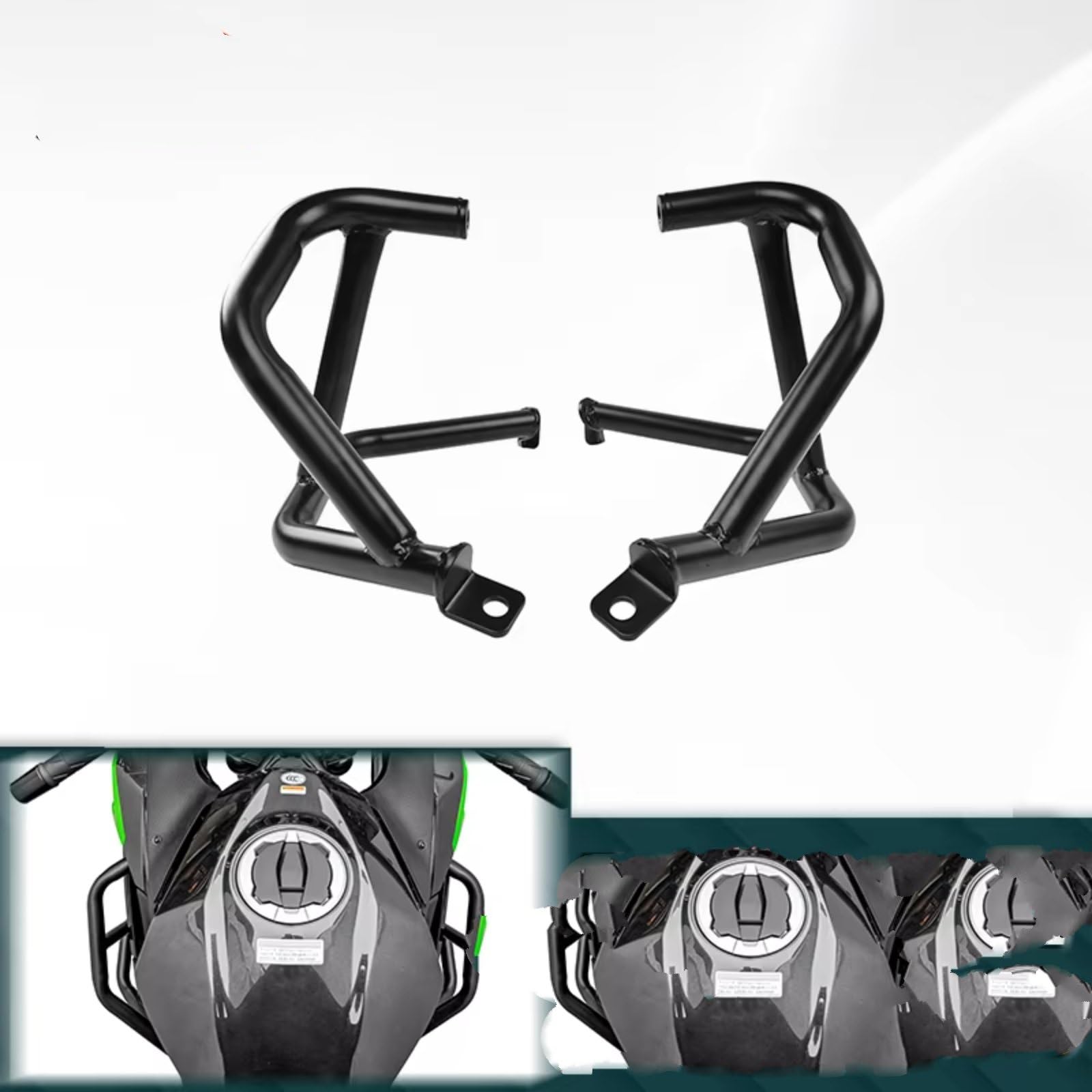 Motore Motociclo Protezione Paraurti Crash Bar Telaio Protector Compatibile Con Per Ninja 250 2018-2021 400 2018-2025