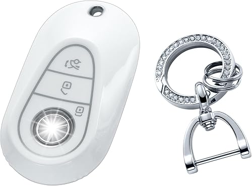 Miniatura 6 de YO&YOYE Funda para llavero de Mercedes Benz, funda de TPU suave para llave apta para Clase SClase GClase E, Para Ben Z C