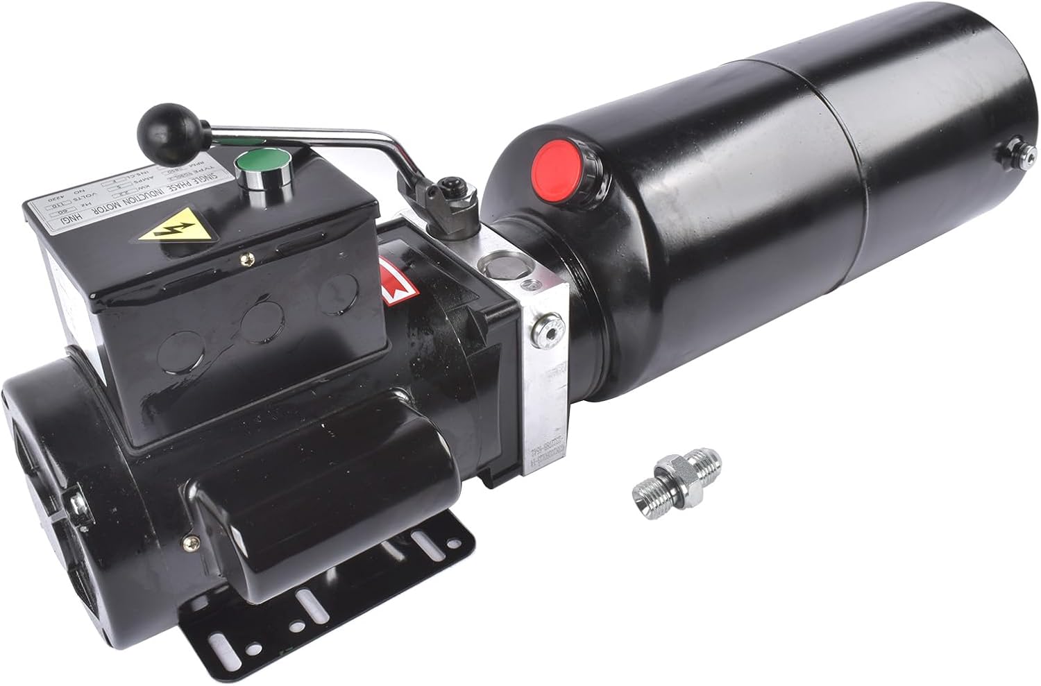 Hydraulic Power Unit 110V Single Phase Hydraulic Pump 10 Quart 2.5 Gallon Reservoir 2.2 KW 3400 RPM 1.7 GPM for Car Lift Auto Shop Repair