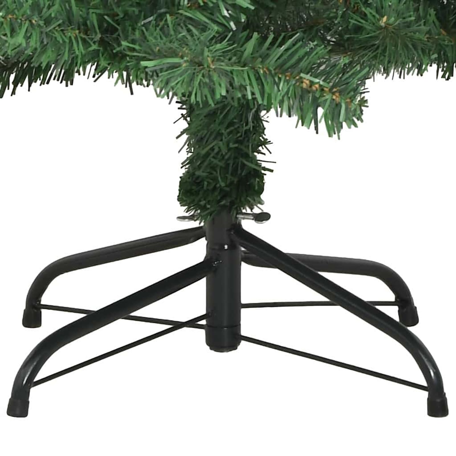 Albero di Natale Artificiale 120 cm Verde con 230 Punte in PVC, Base Inclusa, per Interni ed Esterni Riparati, Facile da Montare