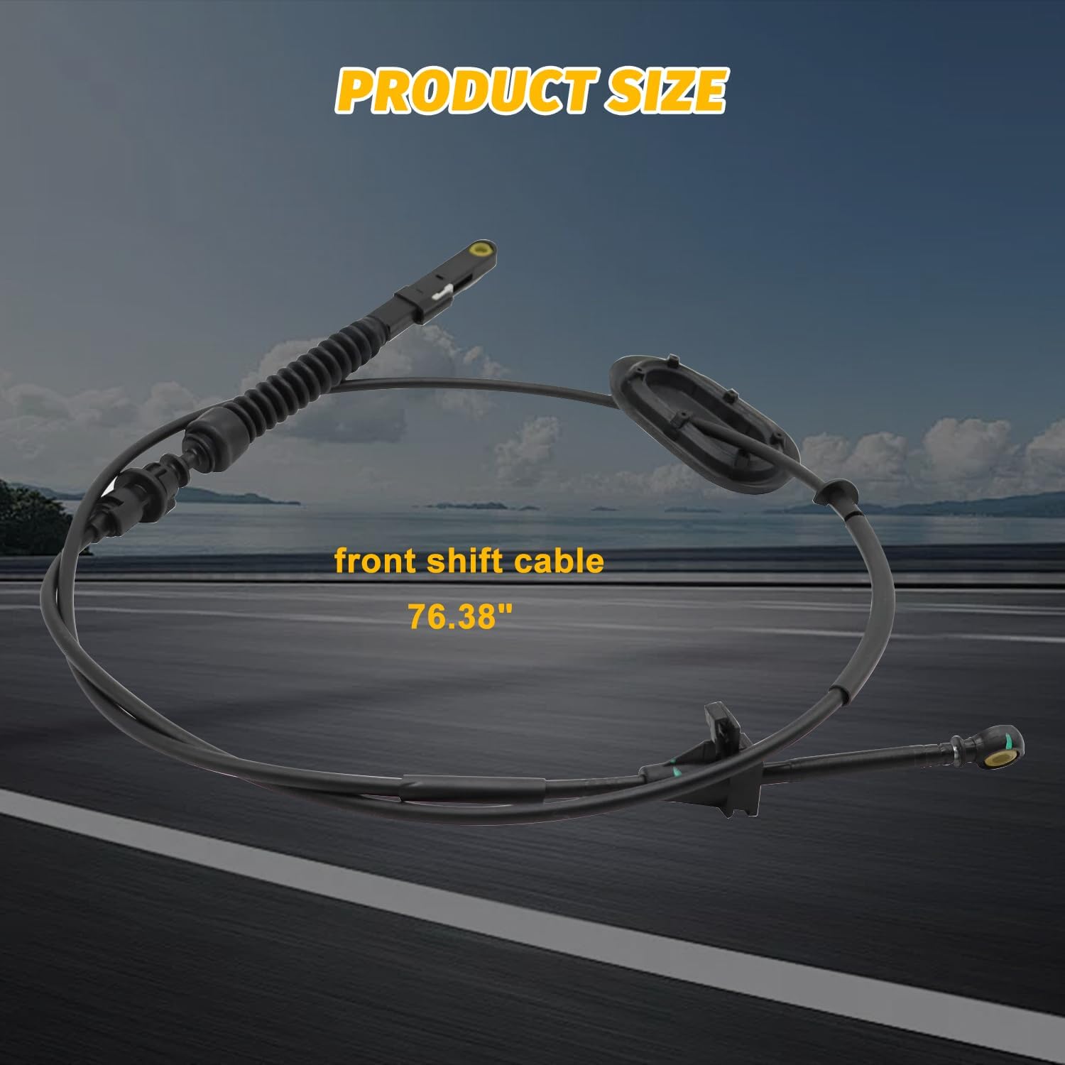 15785087 Automatic Transmission Gear Shifter Cable，Gear shift control cable compatible with Chevy Trailblazer 2002-2009,for GMC Envoy 2002-2009,for Buick Rainier 2004-2007 10357836