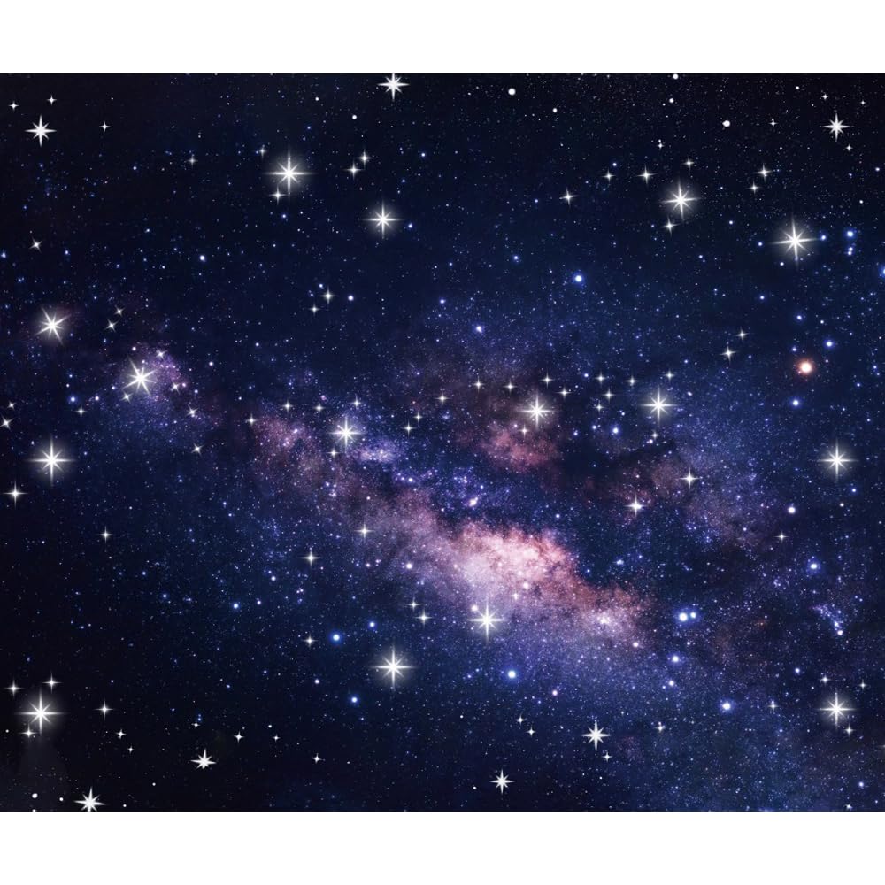 Renaiss 2.7x1.8m Galassia cielo stellato Universo spazio esterno stelle fotografia sfondo festa di compleanno decorazione banner Baby Shower bambini ritratto foto studio oggetti di scena vinile