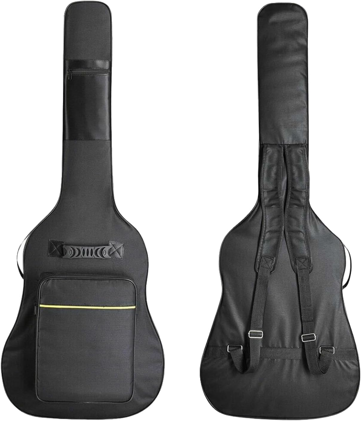 Leona Co 41 Inch Padded Acoustic Guitar Bag, Water Resistant Thick Soft Gig Cover Backpack