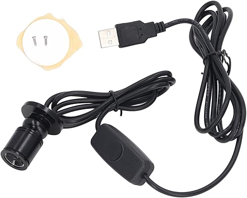 Miniatura 2 de Marhynchus Mini foco, mini focos de aluminio USB de 5 V regulables, foco LED para escaparate, gabinete de joyería, porche, kits de decoración de