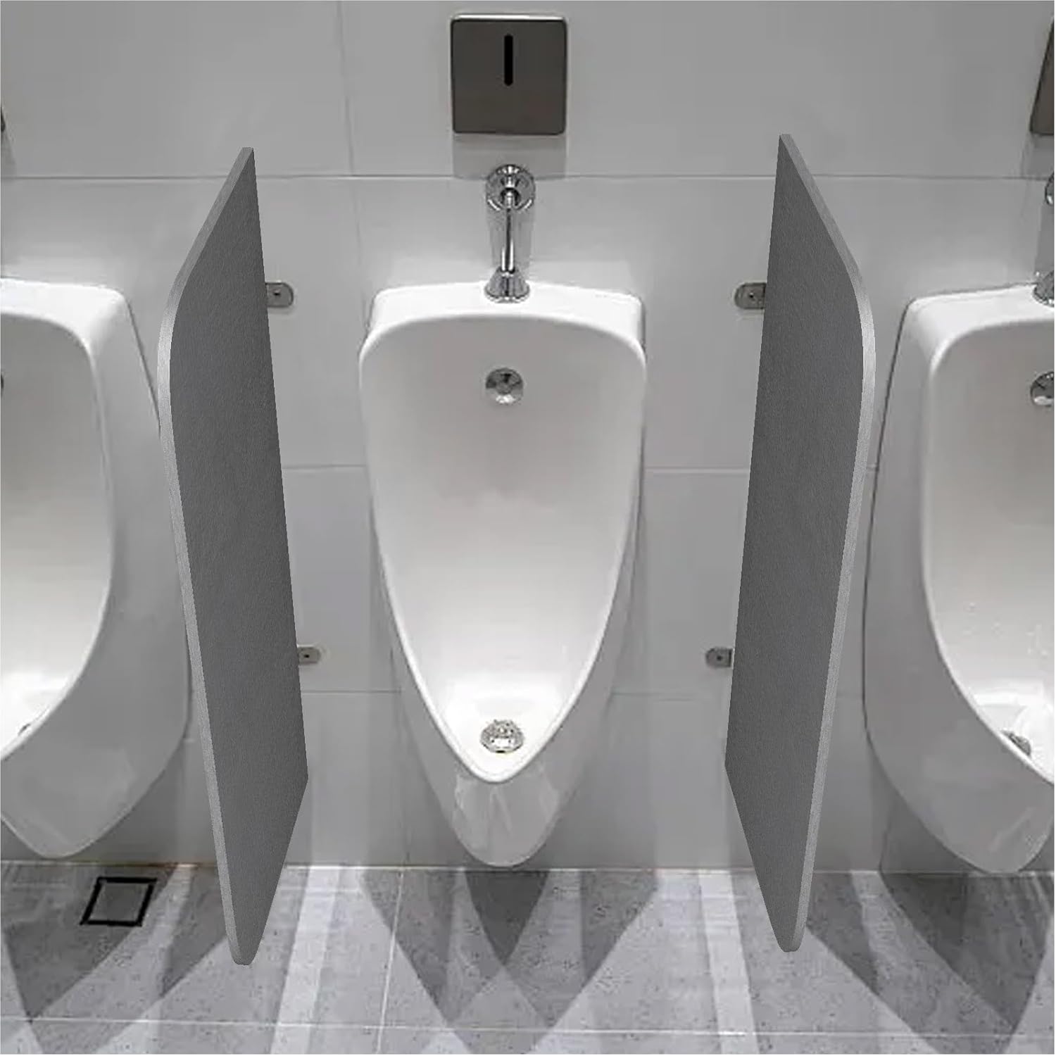 1 PCS バスルームパーティション、小便器バッフル小便器スクリーントイレパーティション、壁取り付け式小便器パーティションエクステン