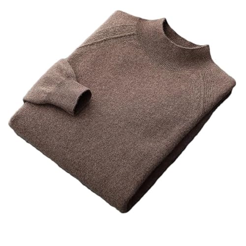Hgvcfcv Cashmere Sweater Men Half Turtleneck Pullover Winter Long-Sleeved Knitted All-Match Shirt Wool Sweater Men