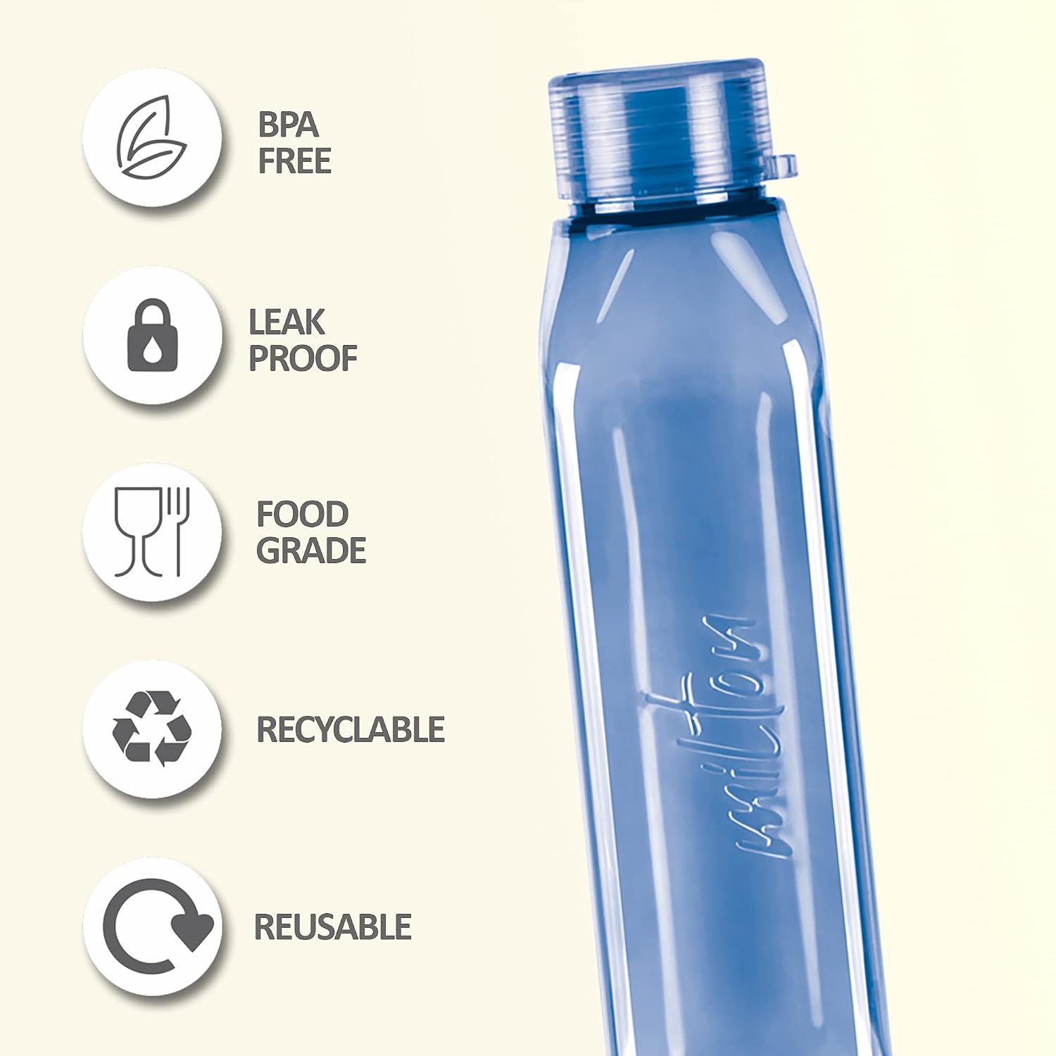 MILTON Prime 1000 Water Bottle, 1 Litre