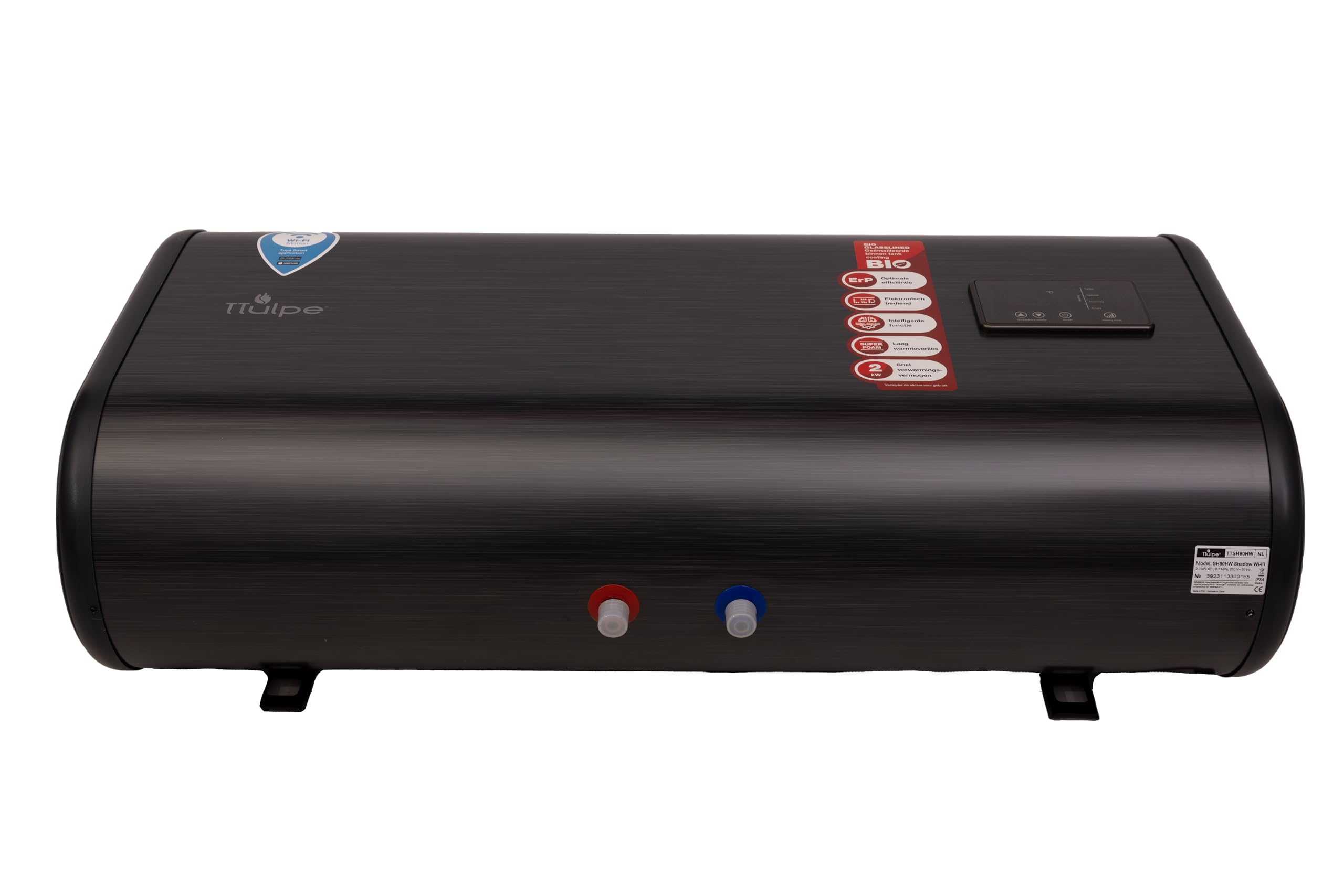 Shadow 80-H 80 litri serbatoio dell'acqua calda piatto Wi-Fi
