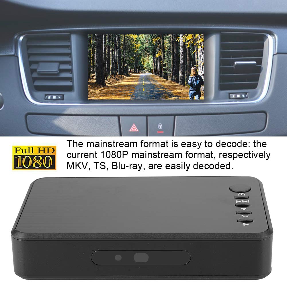 Reproductor Multimedia HDMI, 1080P 4K Mini HDMI Media Audio Video Publicidad Reproductor de Disco Duro con reproducción automática, Bucle y Memoria de Punto de interrupció