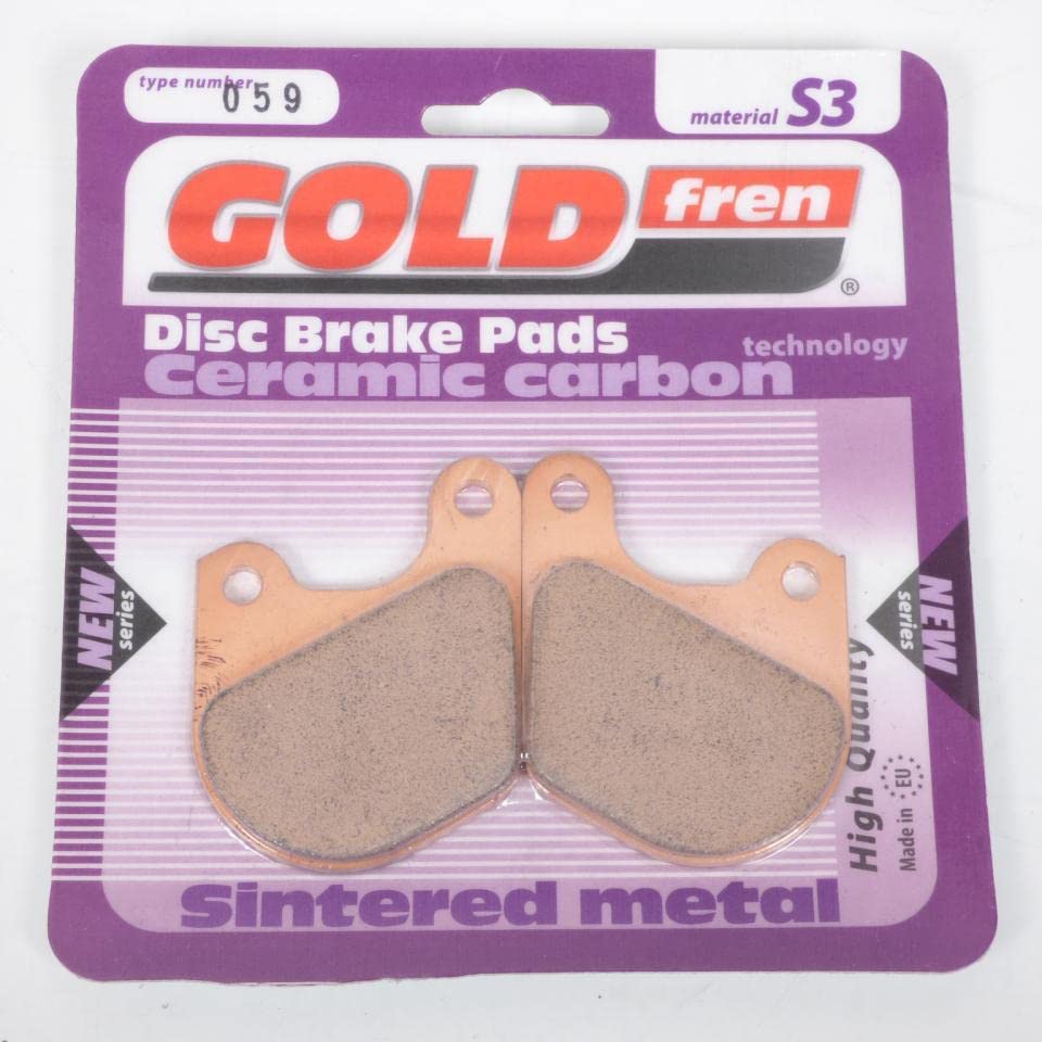 Plaquette de frein Gold Fren pour Harley Davidson 1000 XR 1985 AVG AVD