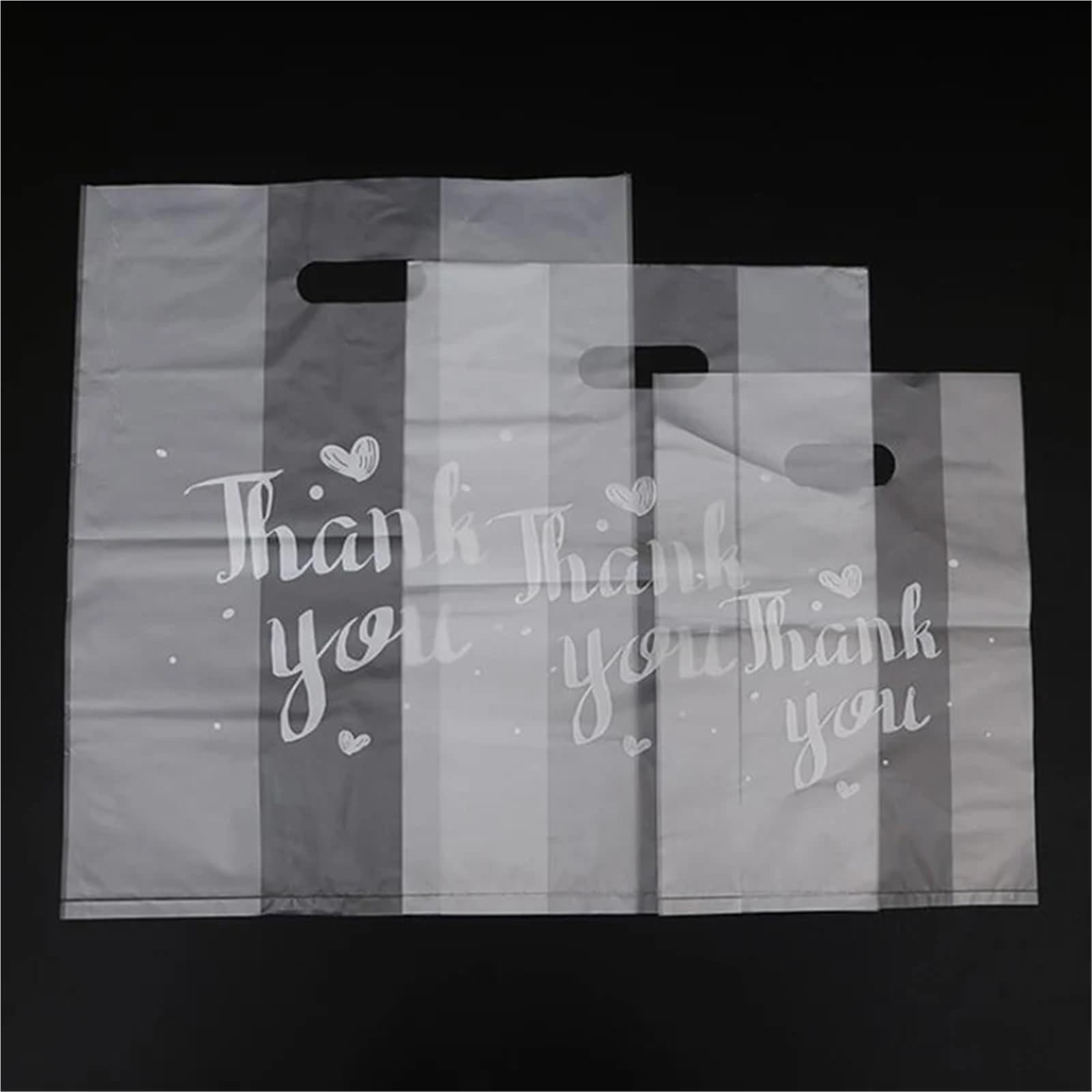 40 Stück Dankeschön-Geschenktüten aus Kunststoff for Süßigkeiten, Einkaufstaschen, Hochzeitsverpackungen Für Partys(M)