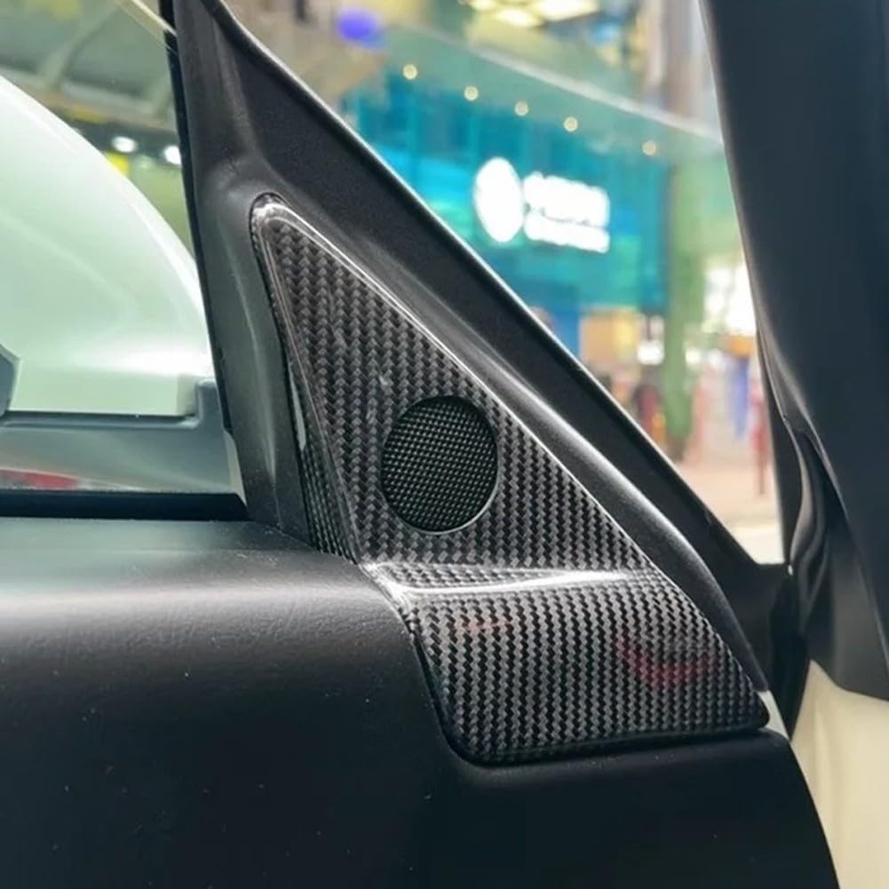 Rivestimento altoparlante in vera fibra di carbonio per