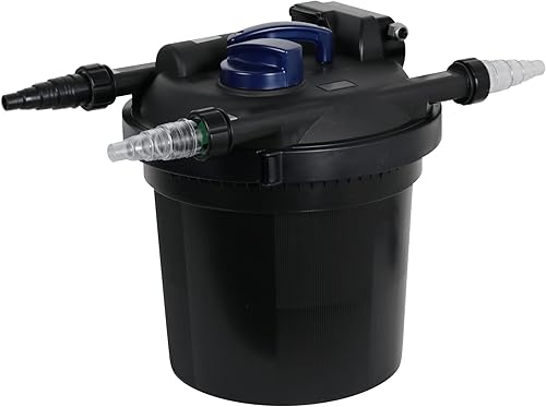 The Pond Guy AllClear G2 - Filtro de presión biológica y clarificador de luz ultravioleta con sistema de retrolavado, filtración biológica y
