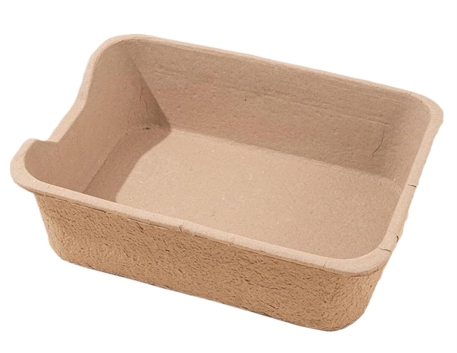 Toilette per Gatti, Lettiera per Gatti USA E Getta Lettiera per Gatti Aperta Padella Semi Chiusa Lettiera per Gattini con Lato Alto E Profondo Gatto Toilette(5pcs)