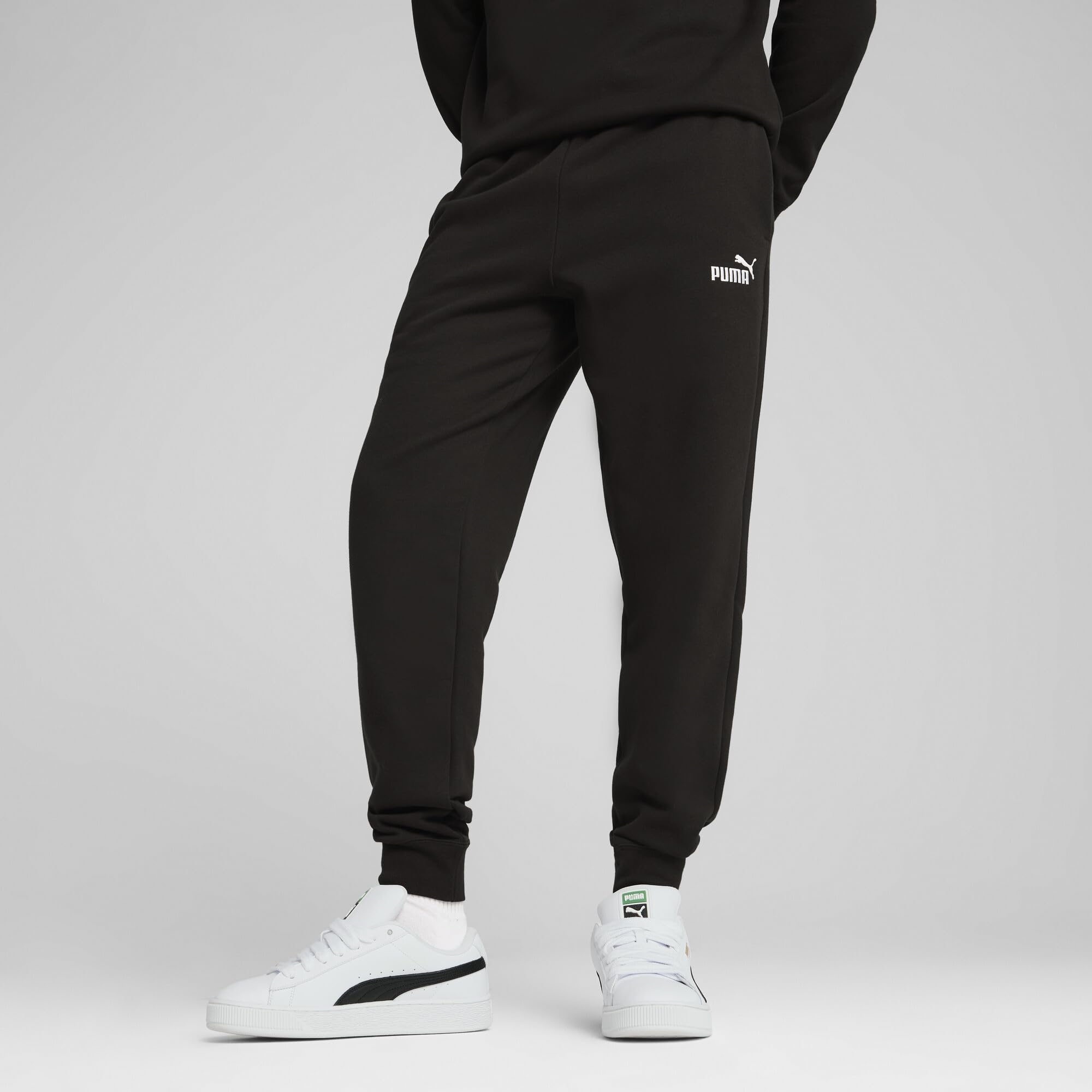 PUMA Ess No. 1 Logo Sweatpants Fl Cl - Spodnie z dzianiny Mężczyźni