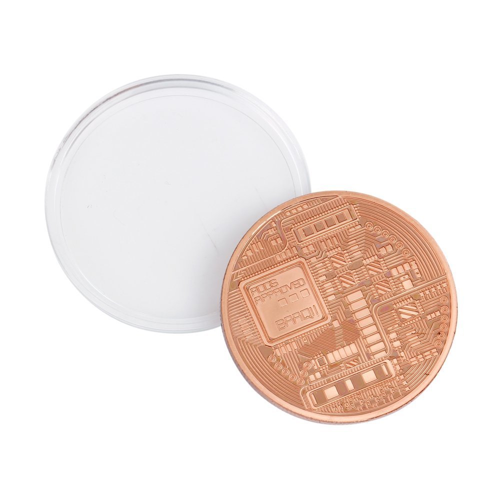 Amazon.co.jp: Happinessplus Bitcoin Gold Plated Bitcoin Virtual Currency  Coins Gift BTC Coin Art Collection Physical All 3 Colors (Copper) : Hobbies