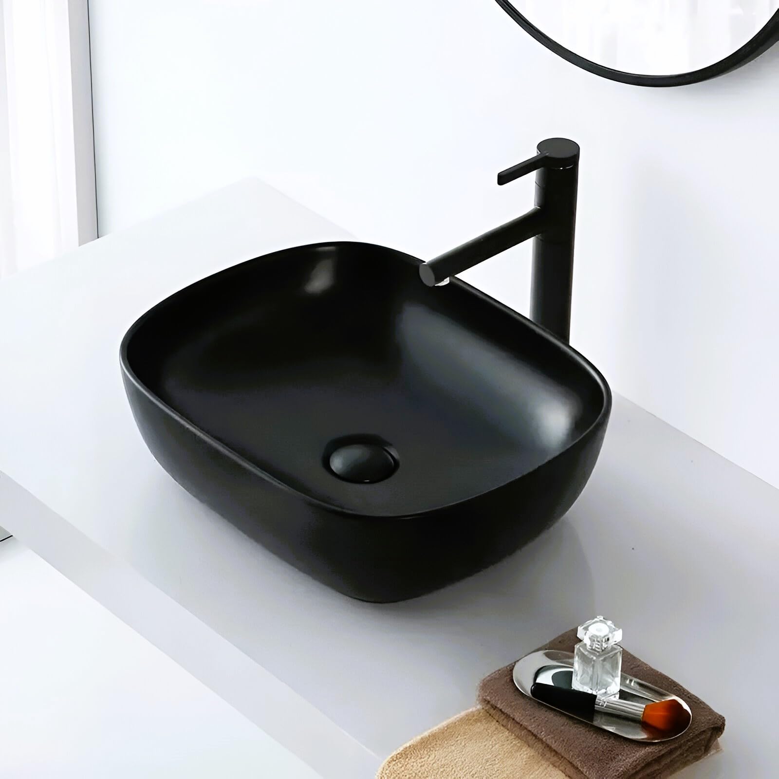 OSOSAM Inch Matte Black Ceramic Vessel Sink (B0BLNWHBLX) Amazon Price History, Amazon Price Tracker