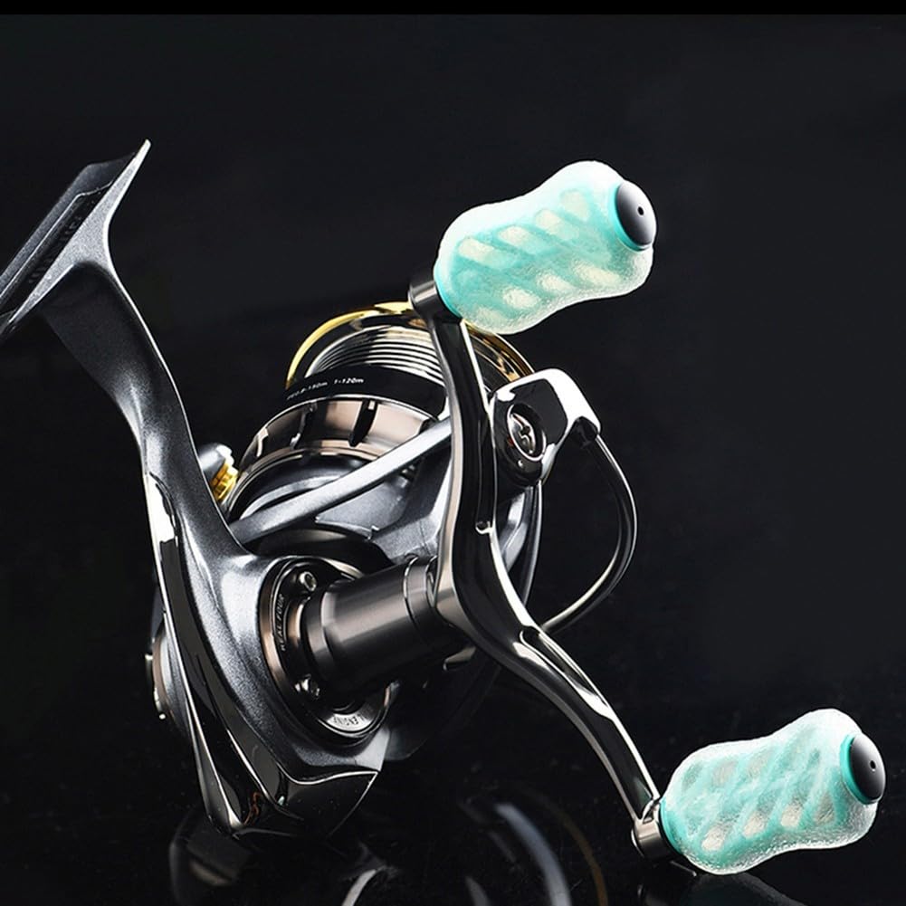 Manopola per mulinello da pesca ultra leggera da 20 mm per Daiwa Spin Baitcasting, impugnatura ergonomica antiscivolo con scheletro in nylon rinforzato, impugnatura di ricambio leggera, 37