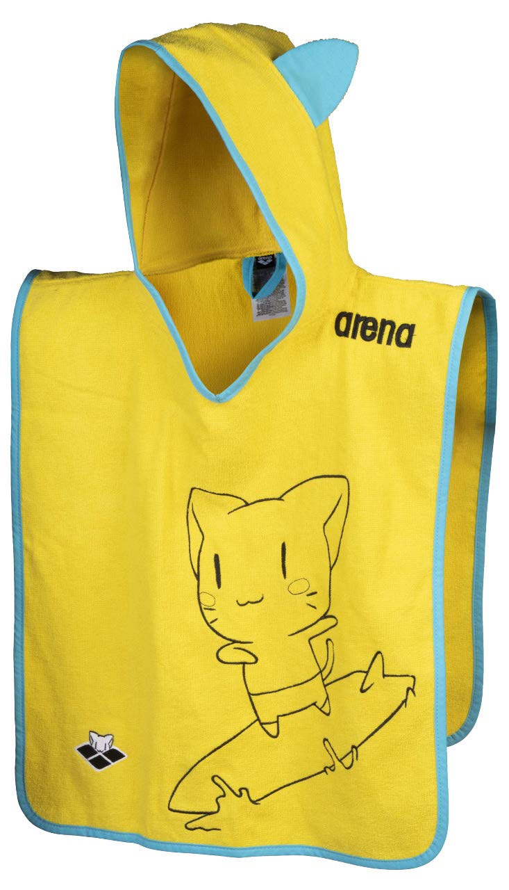 ARENA Friends Poncho per Bambini, Yellow/Giallo, S