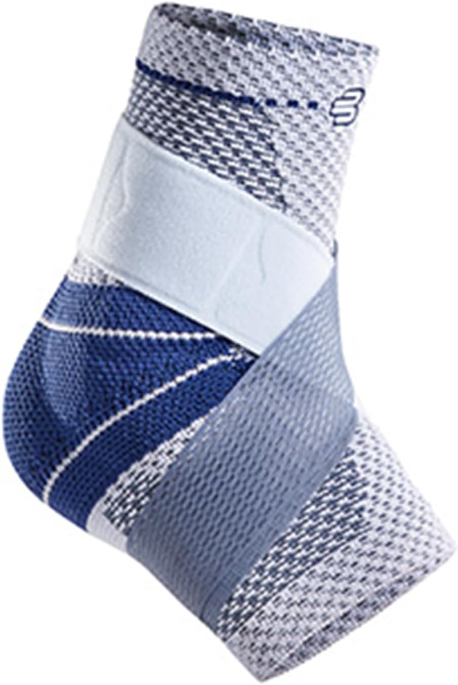 Bauerfeind - MalleoTrain Plus - Ankle Brace - Extra Stability for the Ankle Joints and Tendons - Right Foot - Size 4 - Color Titanium