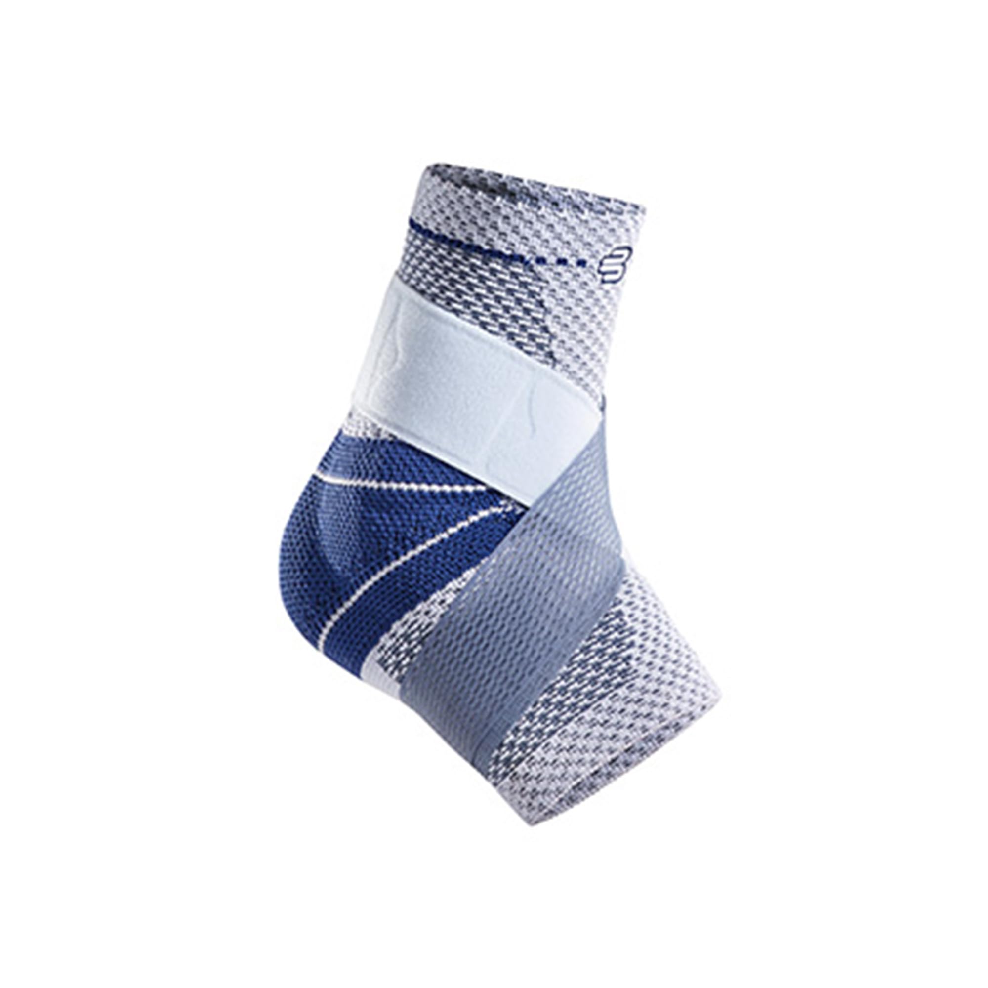 BAUERFEINDMalleoTrain Plus - Ankle Brace - Extra Stability for the Ankle Joints and Tendons - Right Foot - Size 4 - Color Titanium