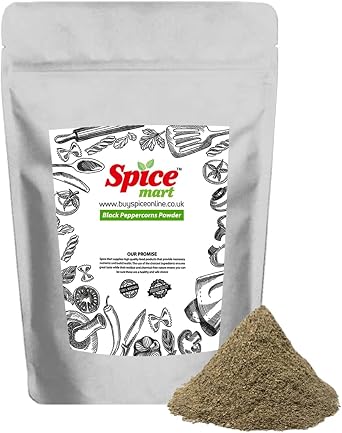 Black Pepper Powder | Ground Black Peppercorns | Kali Miri Premium Quality Free UK P&P 50g-1.9kg 50g