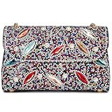 Bling Bling Rhinestones Purses for Women Chain Shoulder Bags Sparkly Evening Bags for Cocktail Prom Party Wedding (colorful)