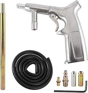 YaeTool Air Sand Blaster Kit Siphon Feed Sandblaster Nozzle Ceramic Tips Abrasive Sand Blasting