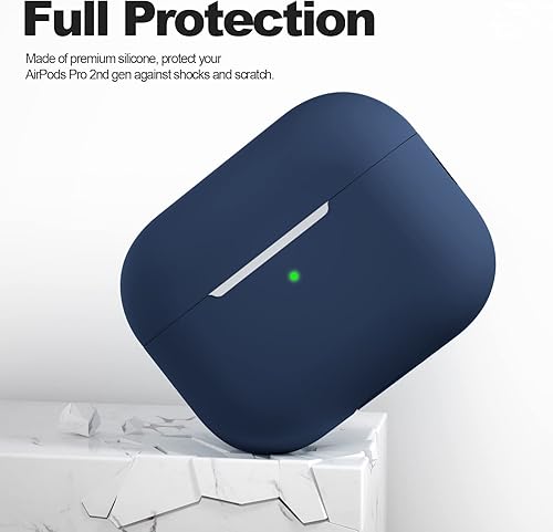 Miniatura 6 de ATUAT Funda para AirPods Pro de 2 generación (2022), accesorios de protección de silicona suave para hombres, mujeres, niños y niñas, para Apple