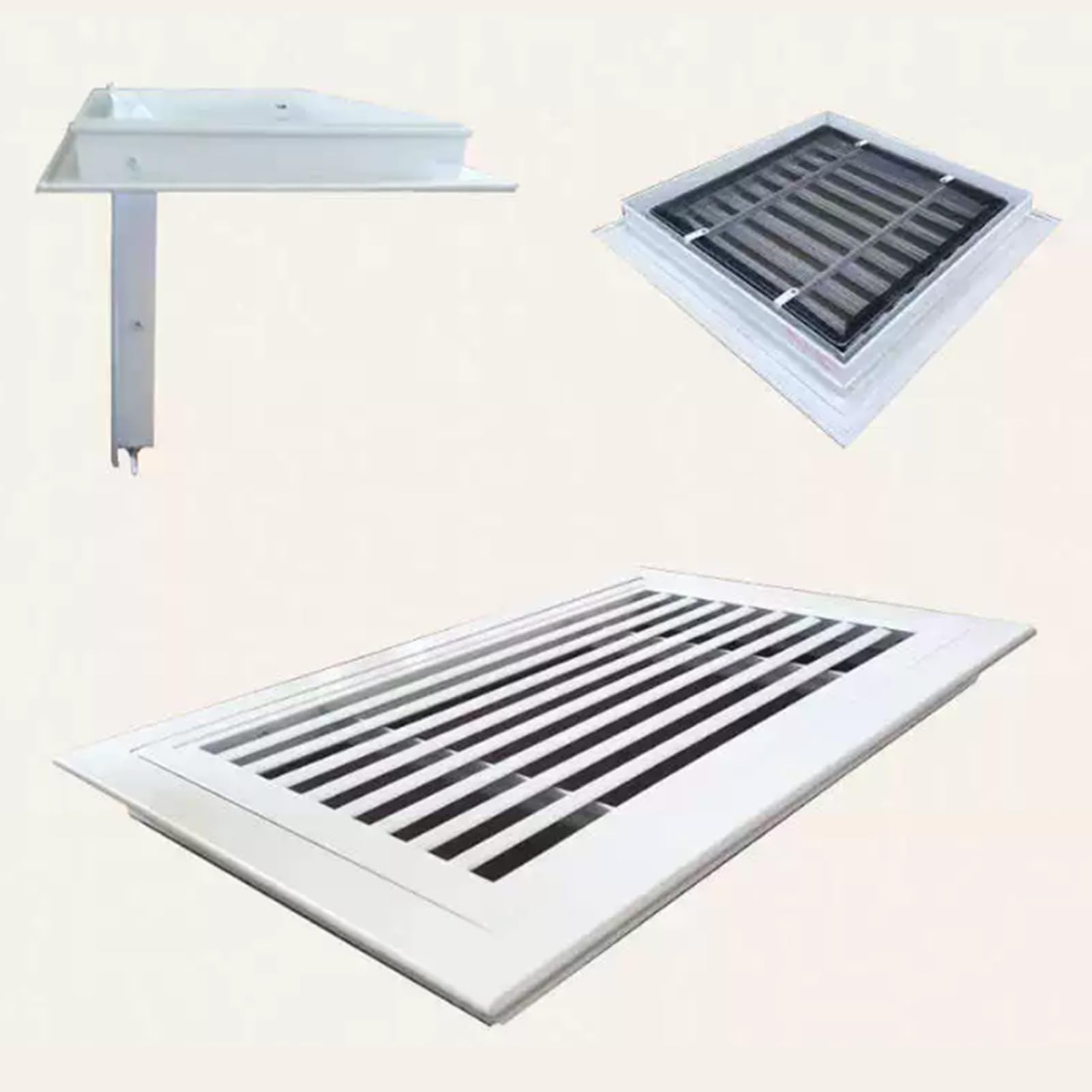 Pannello Di Accesso Idraulico Con Apertura/chiusura, Griglia Aria Ritorno | Pannello di accesso con persiana for carichi pesanti con schermo, griglia di copertura dello sfiato HVAC(150x150mm)