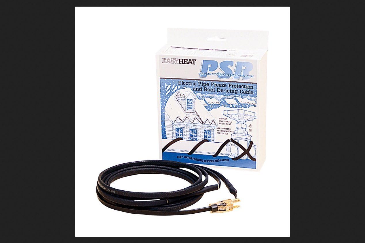 Easy Heat PSR 100 ft. L Self Regulating Heating Cable For Water Pipe / Roof and Gutter