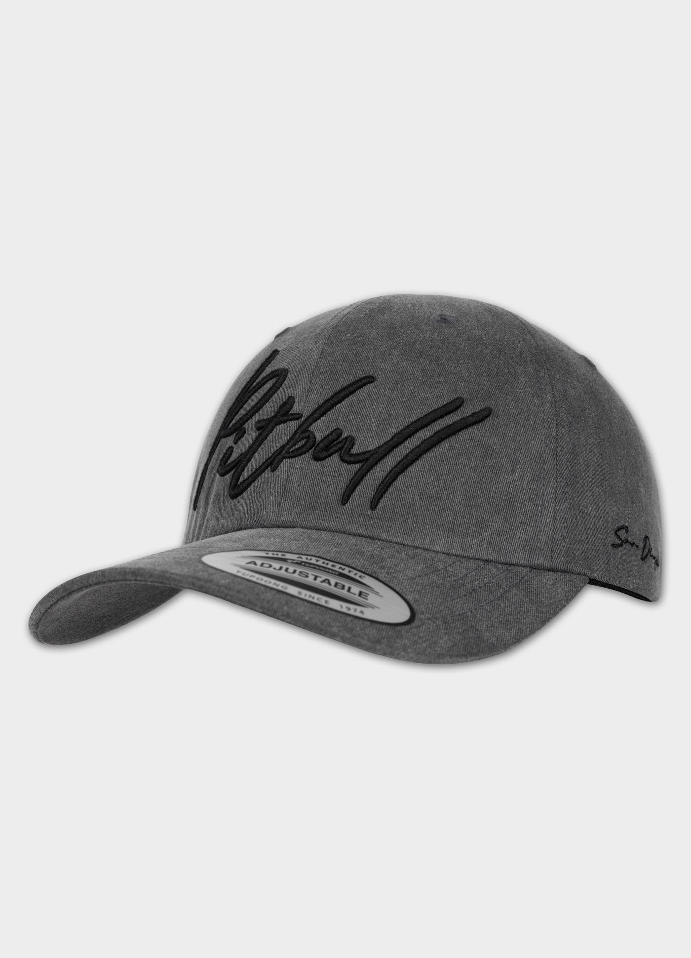 PITBULL Snapback Cap SAN Diego – Baseball Cap Herren Damen, verstellbare Kappe, gebogener Schirm, Baumwolle Cap, Streetwear Mütze, Unisex Freizeit