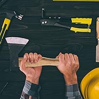 Vista 8 de Yardwe Mango de repuesto de hacha de madera para hacha de campamento, accesorios para camping, lanzamiento, supervivencia, 10.6 x 1.8 in