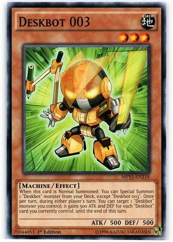 YU-GI-OH! - Deskbot 003 (MP15-EN218) - Mega Pack 2015 - 1 Edición - Común