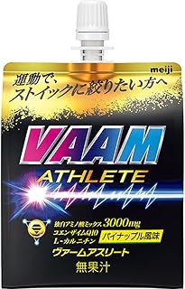 【ボール販売】明治 ヴァームアスリートゼリー パイナップル味 180g×6個