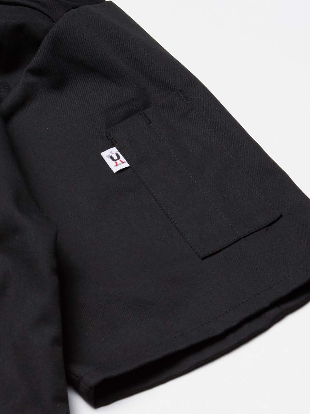 Uncommon Threads Antiqua Chef Coat with Pro Vent Mesh Back, Black, 5XL 0430-0109