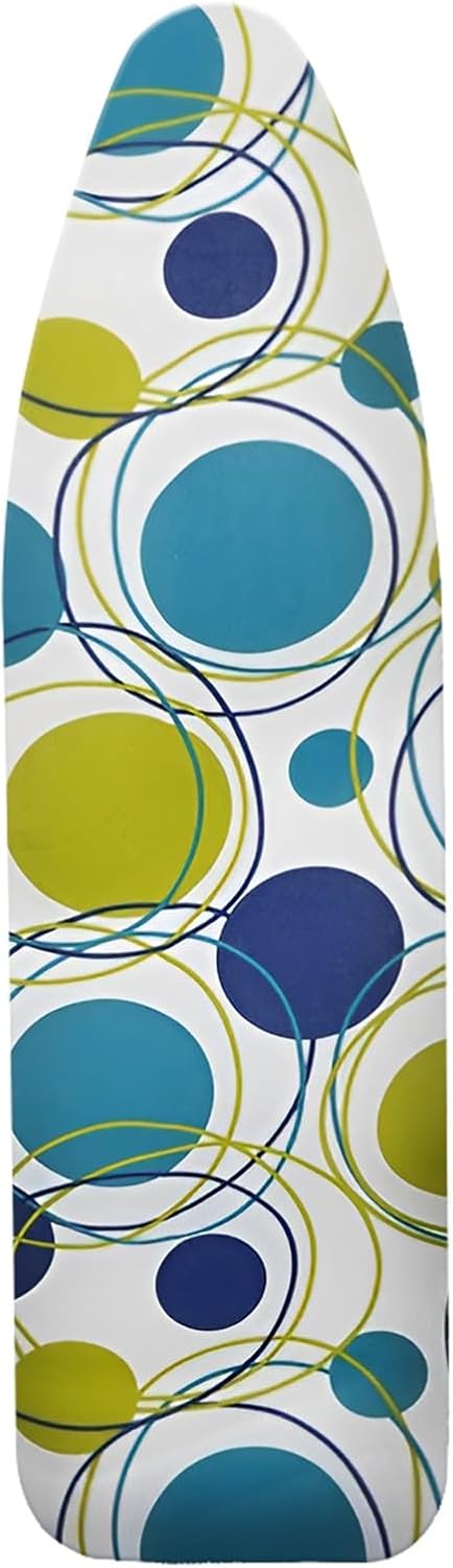 Replacement Ironing Board Cover, Scorch Resis-tant Toggle Fastening Secure Fit, Easily Fits to Boards of 91-122cm(Brown,51.1 L x 18.9 in W (130 x 48 cm))