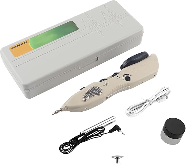 Acupuncture Pen, Electronic Massage Pen, Electronic Electric Meridian Acupuncture Pain Relief Energy Massager, Healthcare Pain Relief Pointer Tool Set
